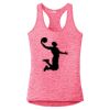 Multi-Color Sublimatable Ladies PosiCharge Electric Heather Racerback Tank Thumbnail