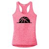 Multi-Color Sublimatable Ladies PosiCharge Electric Heather Racerback Tank Thumbnail