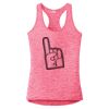 Multi-Color Sublimatable Ladies PosiCharge Electric Heather Racerback Tank Thumbnail