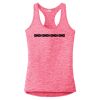 Multi-Color Sublimatable Ladies PosiCharge Electric Heather Racerback Tank Thumbnail