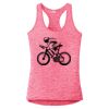 Multi-Color Sublimatable Ladies PosiCharge Electric Heather Racerback Tank Thumbnail