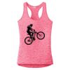 Multi-Color Sublimatable Ladies PosiCharge Electric Heather Racerback Tank Thumbnail
