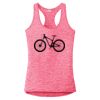Multi-Color Sublimatable Ladies PosiCharge Electric Heather Racerback Tank Thumbnail