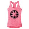 Multi-Color Sublimatable Ladies PosiCharge Electric Heather Racerback Tank Thumbnail
