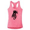 Multi-Color Sublimatable Ladies PosiCharge Electric Heather Racerback Tank Thumbnail