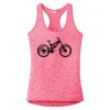 Multi-Color Sublimatable Ladies PosiCharge Electric Heather Racerback Tank Thumbnail