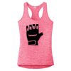 Multi-Color Sublimatable Ladies PosiCharge Electric Heather Racerback Tank Thumbnail