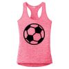 Multi-Color Sublimatable Ladies PosiCharge Electric Heather Racerback Tank Thumbnail