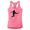 Multi-Color Sublimatable Ladies PosiCharge Electric Heather Racerback Tank Thumbnail