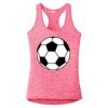 Multi-Color Sublimatable Ladies PosiCharge Electric Heather Racerback Tank Thumbnail