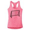 Multi-Color Sublimatable Ladies PosiCharge Electric Heather Racerback Tank Thumbnail