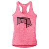 Multi-Color Sublimatable Ladies PosiCharge Electric Heather Racerback Tank Thumbnail