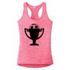 Multi-Color Sublimatable Ladies PosiCharge Electric Heather Racerback Tank Thumbnail