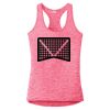 Multi-Color Sublimatable Ladies PosiCharge Electric Heather Racerback Tank Thumbnail