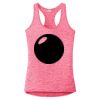 Multi-Color Sublimatable Ladies PosiCharge Electric Heather Racerback Tank Thumbnail
