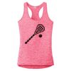 Multi-Color Sublimatable Ladies PosiCharge Electric Heather Racerback Tank Thumbnail