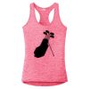 Multi-Color Sublimatable Ladies PosiCharge Electric Heather Racerback Tank Thumbnail