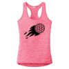 Multi-Color Sublimatable Ladies PosiCharge Electric Heather Racerback Tank Thumbnail