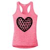 Multi-Color Sublimatable Ladies PosiCharge Electric Heather Racerback Tank Thumbnail