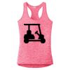 Multi-Color Sublimatable Ladies PosiCharge Electric Heather Racerback Tank Thumbnail