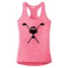 Multi-Color Sublimatable Ladies PosiCharge Electric Heather Racerback Tank Thumbnail