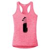 Multi-Color Sublimatable Ladies PosiCharge Electric Heather Racerback Tank Thumbnail