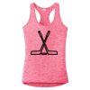 Multi-Color Sublimatable Ladies PosiCharge Electric Heather Racerback Tank Thumbnail