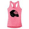 Multi-Color Sublimatable Ladies PosiCharge Electric Heather Racerback Tank Thumbnail