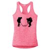 Multi-Color Sublimatable Ladies PosiCharge Electric Heather Racerback Tank Thumbnail