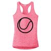 Multi-Color Sublimatable Ladies PosiCharge Electric Heather Racerback Tank Thumbnail
