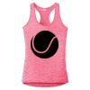 Multi-Color Sublimatable Ladies PosiCharge Electric Heather Racerback Tank Thumbnail