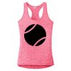 Multi-Color Sublimatable Ladies PosiCharge Electric Heather Racerback Tank Thumbnail