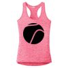 Multi-Color Sublimatable Ladies PosiCharge Electric Heather Racerback Tank Thumbnail