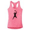 Multi-Color Sublimatable Ladies PosiCharge Electric Heather Racerback Tank Thumbnail