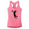 Multi-Color Sublimatable Ladies PosiCharge Electric Heather Racerback Tank Thumbnail