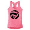 Multi-Color Sublimatable Ladies PosiCharge Electric Heather Racerback Tank Thumbnail