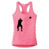 Multi-Color Sublimatable Ladies PosiCharge Electric Heather Racerback Tank Thumbnail