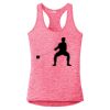 Multi-Color Sublimatable Ladies PosiCharge Electric Heather Racerback Tank Thumbnail