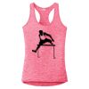 Multi-Color Sublimatable Ladies PosiCharge Electric Heather Racerback Tank Thumbnail