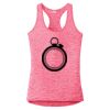 Multi-Color Sublimatable Ladies PosiCharge Electric Heather Racerback Tank Thumbnail