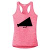Multi-Color Sublimatable Ladies PosiCharge Electric Heather Racerback Tank Thumbnail