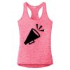 Multi-Color Sublimatable Ladies PosiCharge Electric Heather Racerback Tank Thumbnail