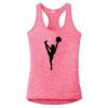 Multi-Color Sublimatable Ladies PosiCharge Electric Heather Racerback Tank Thumbnail