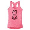 Multi-Color Sublimatable Ladies PosiCharge Electric Heather Racerback Tank Thumbnail