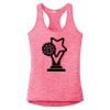 Multi-Color Sublimatable Ladies PosiCharge Electric Heather Racerback Tank Thumbnail