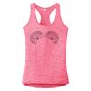 Multi-Color Sublimatable Ladies PosiCharge Electric Heather Racerback Tank Thumbnail