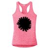 Multi-Color Sublimatable Ladies PosiCharge Electric Heather Racerback Tank Thumbnail