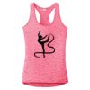Multi-Color Sublimatable Ladies PosiCharge Electric Heather Racerback Tank Thumbnail
