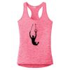 Multi-Color Sublimatable Ladies PosiCharge Electric Heather Racerback Tank Thumbnail