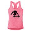 Multi-Color Sublimatable Ladies PosiCharge Electric Heather Racerback Tank Thumbnail